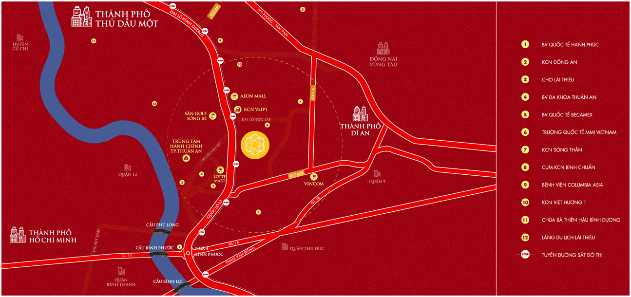 Monrei Saigon 17 VỊ TRÍ MONREI SAIGON TÂM ĐIỂM DI CHUYỂN